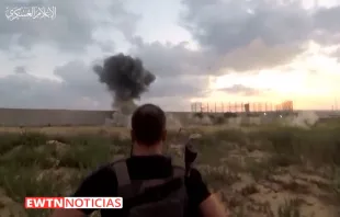 Zona del conflicto entre Israel y Hamás Crédito: EWTN Noticias (captura de video)