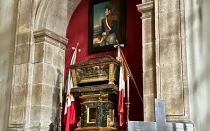 Restos de Agustín de Iturbide en la Catedral de la Ciudad de México.