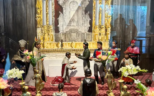 Diorama of Iturbide's coronation in the Caracol museum. Credit: EWTN News