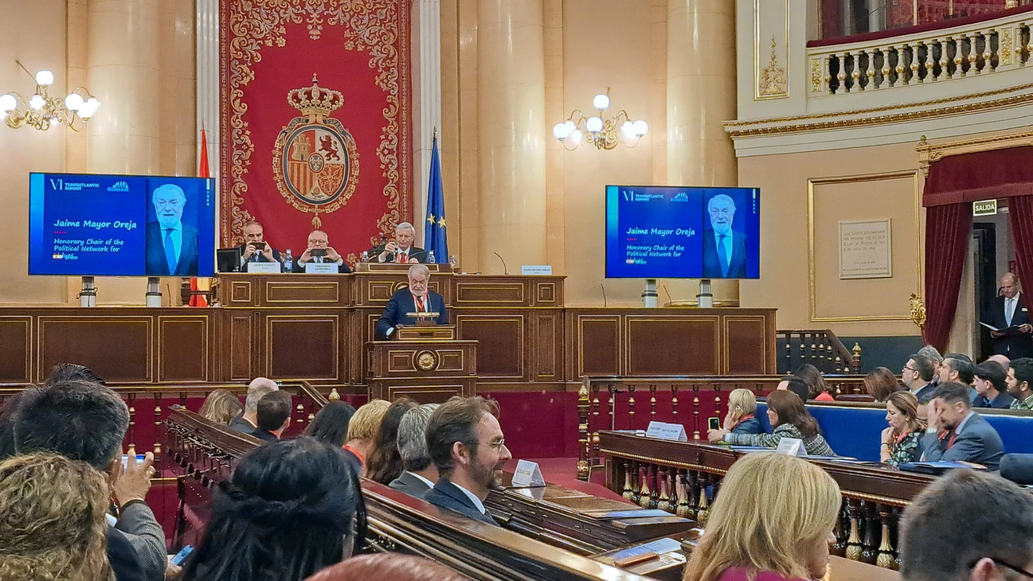 Jaime Mayor Oreja inauguró la VI Cumbre Transatlántica de la Political Network for Values en el Senado de España.?w=200&h=150