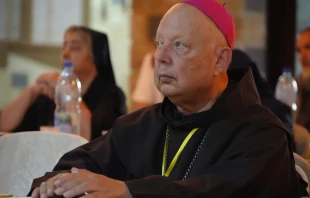 Mons. Hanna Jallouf, Vicario Apostólico de Alepo y líder de la Iglesia latina en Siria, dijo a ACI MENA: “Rezamos por un nuevo amanecer en este país”. Crédito: Comité Episcopal para la Vida Consagrada en Siria