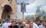 La multitudinaria peregrinación del Señor de las Aguas de Girón.