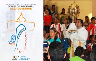 Logo de la Jornada Regional de la Juventud - Región Caribe 2024 — Participantes del encuentro de 2013 en Santa Marta. Crédito: Pastoral Juvenil de la Diócesis de Santa Marta.