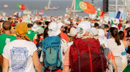 Imagen referencial de jóvenes en la JMJ de Lisboa 2023