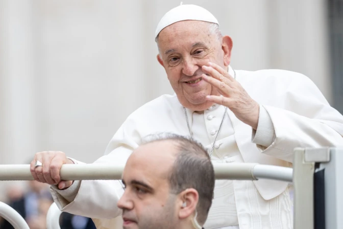 El Papa Francisco en la Audiencia General de este miércoles