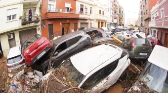 Imagen del desastre producido por las inundaciones en el este de España a finales de octubre de 2024.