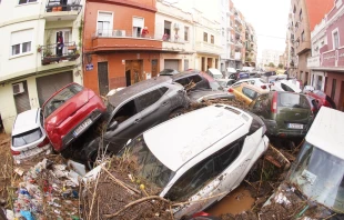 Imagen del desastre producido por las inundaciones en el este de España a finales de octubre de 2024. Crédito: A. Sáiz / Archidiócesis de Valencia.