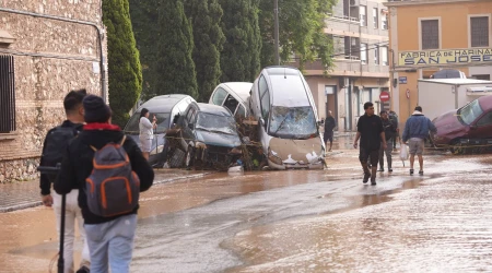 El barrio valenciano de la Torre sufre las consecuencias de las inundaciones en España en octubre de 2024.