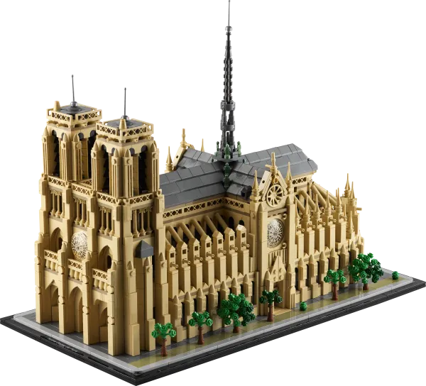 El modelo LEGO® Architecture Notre-Dame de Paris de 2024. Crédito: LEGO Group