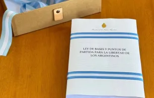 Proyecto de Ley presentado por Javier Milei Crédito: Cuenta de X/Oficina del Presidente Argentina