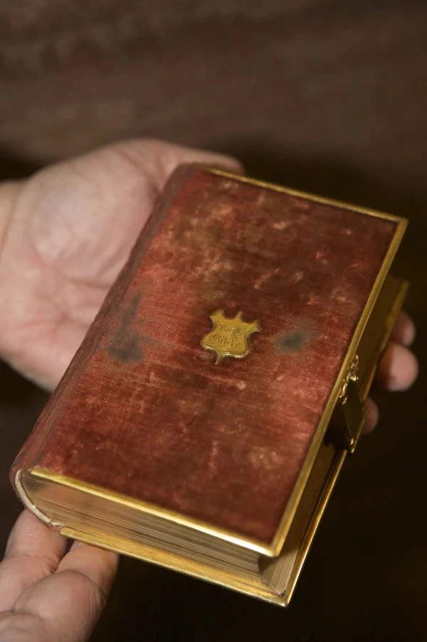 The revered Lincoln Bible was used by President Abraham Lincoln during his inauguration in 1861. Credit: Michaela McNichol, Library of Congress, public domain, via Wikimedia Commons.