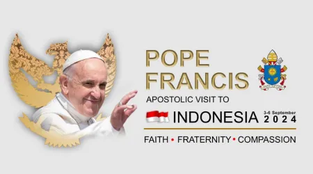 Logotipo de la visita del Papa Francisco a Indonesia