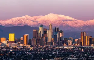 Actual paisaje de Los Ángeles, California (Estados Unidos). Crédito: Alek Leckszas, CC BY-SA 4.0, vía Wikimedia Commons.