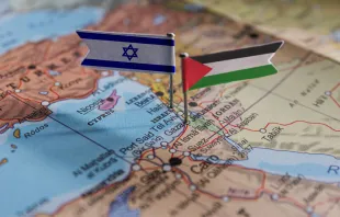 Mapa de Israel y Palestina. Crédito: Shutterstock / Rokas Tenys