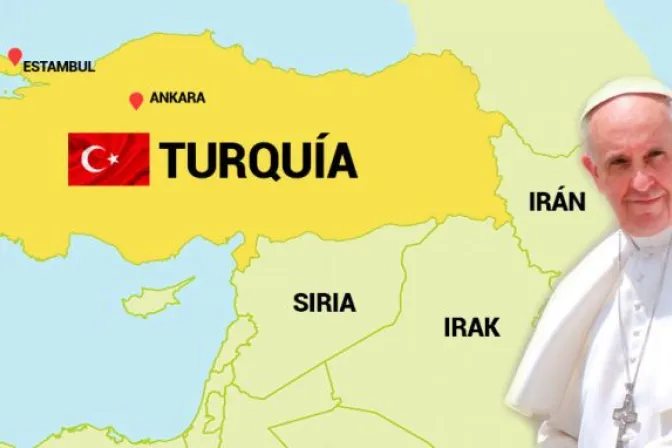 Papa Francisco visitará Turquía del 28 al 30 de noviembre