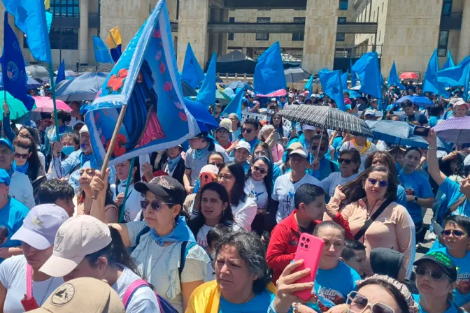 Marcha por la Vida 2023 en Bogotá (Colombia).