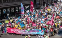 Miles de personas de toda Italia desafiaron el calor del verano para unirse a la Manifestación nacional por la Vida en Roma la tarde del 22 de junio.