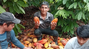 Mauricio Estrada en su fundo en Ucayali, en la Amazonía del Perú