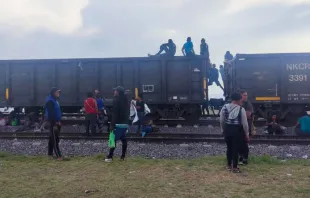 Migrantes varados en el estado de Tlaxcala. Crédito: Secretaría de Gobierno de Tlaxcala