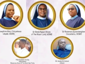 Congregación pide rezar por liberación de 3 monjas, 1 seminarista y 1 chofer en Nigeria