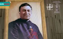 Retrato del P. Moisés Lira Serafín, sacerdote mexicano y nuevo beato de la Iglesia Católica en México.