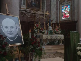 Reliquia del Beato Enrique Angelelli llega al pueblo de sus antepasados en Italia