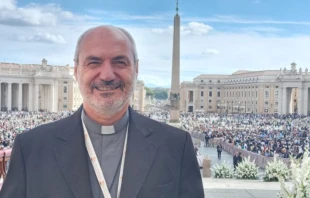 Mons. Dante Braida, Obispo de La Rioja, participa del Sínodo en Roma Crédito: Diócesis de La Rioja