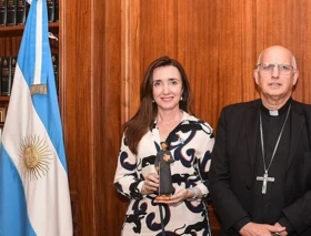 Obispo Castrense visitó a la nueva vicepresidente de Argentina