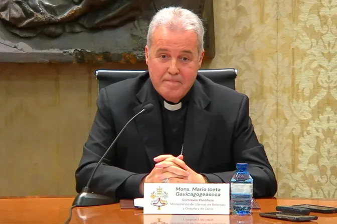 Mons. Mario Iceta, Comisario Pontificio para el cisma de las clarisas de Belorado.