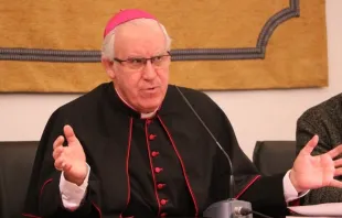 Mons. José Ángel Saiz Meneses, Arzobispo de Sevilla y Consiliario Nacional de Cursillos de Cristiandad. Crédito: Arzobispado de Sevilla.