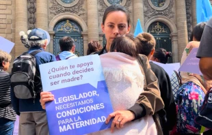 Manifestación a favor de la vida en Ciudad de México. Crédito: EWTN Noticias