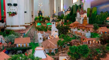 Nacimiento costumbrista del Santuario San José de Venecia (Colombia).