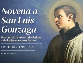 Hoy inicia la Novena a San Luis Gonzaga, patrono de la juventud cristiana