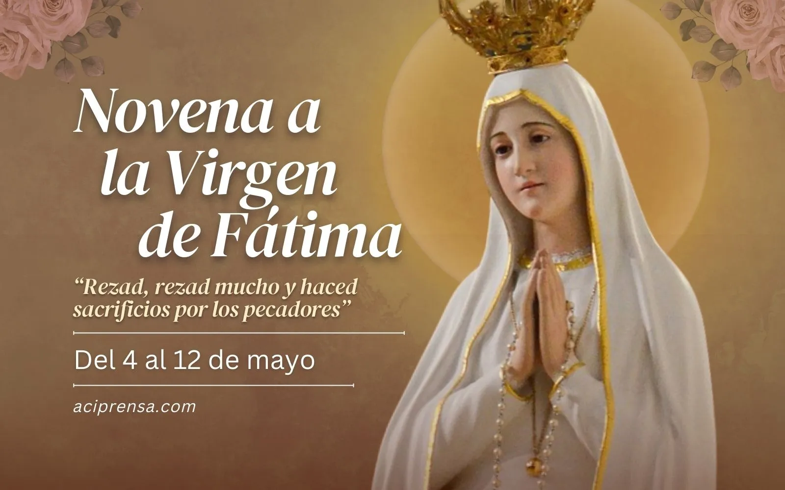 Novena to the Virgin of Fátima 2024