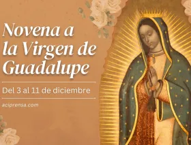 Today the novena to the Virgin of Guadalupe begins