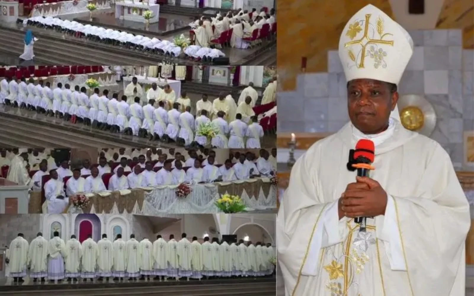 En su discurso en la ordenación de 23 nuevos sacerdotes, Mons. Godfrey Igwebuike Onah expresó gratitud y alegría por el creciente número de sacerdotes que sirven en la diócesis católica nigeriana de Nsukka, el 10 de agosto de 2024.?w=200&h=150