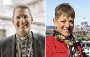 Un obispo pscólogo colombiano y una coronel retirada de la policía de Estados Unidos son los nuevos secretarios de la Pontificia Comisión para la Tutela de Menores. Crédito: Holy See Press Office