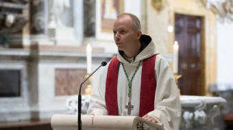 Mons. Erik Varden OCSO, de la Prelatura Territorial Católica de Trondheim, Noruega.