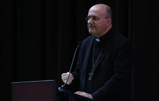 Mons. José Ignacio Munilla, Obispo de Orihuela-Alicante (España). Crédito: Eduardo Berdejo - EWTN News