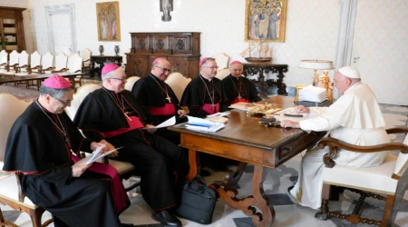 Audiencia del Papa y obispos chilenos