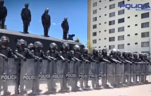 Policía de Ecuador. Crédito: Cuenta oficial en la red social X de la Policía Ecuador.