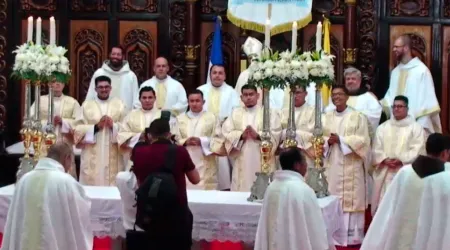 Los 7 nuevos diáconos y el sacerdote ordenados en Matagalpa, Nicaragua 21072024