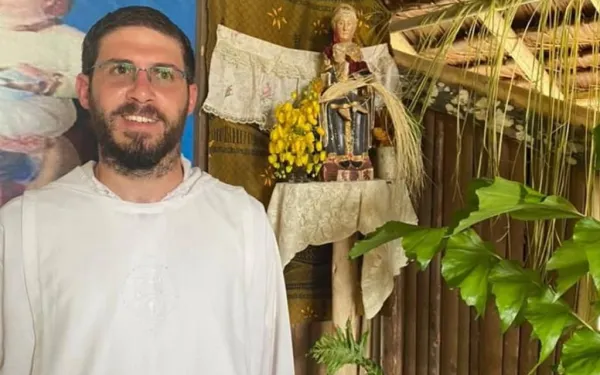 Father Agustín Prado left monastic life for a few weeks to help in the preparations for the Papal visit. Credit: Knights of Our Lady María de Valvanera