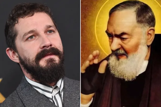 Shia LaBeouf  y el Padre Pío