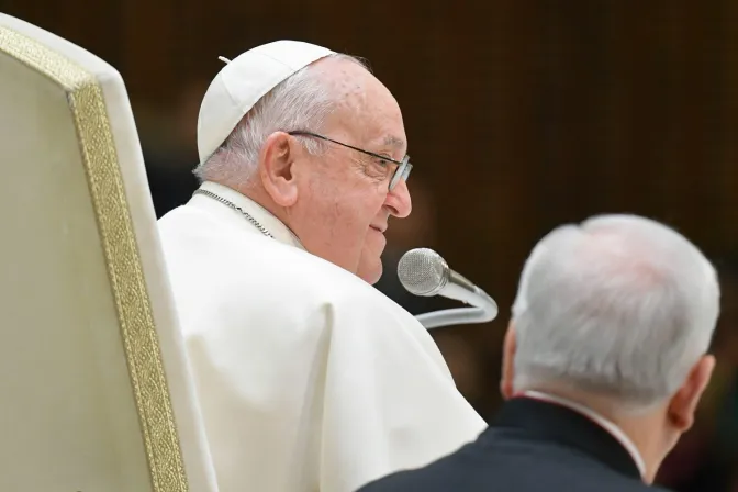 Imagen referencial del Papa Francisco durante una Audiencia General