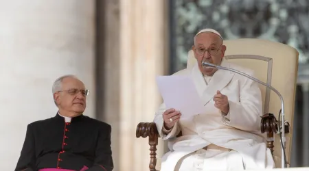 El Papa Francisco imparte su catequesis durante la Audiencia General