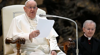 El Papa Francisco durante la Audiencia General