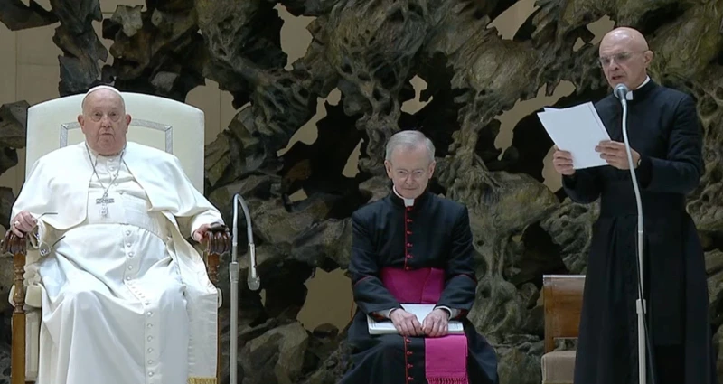 El Papa Francisco, obligado a ceder nuevamente la lectura de la catequesis de la Audiencia General