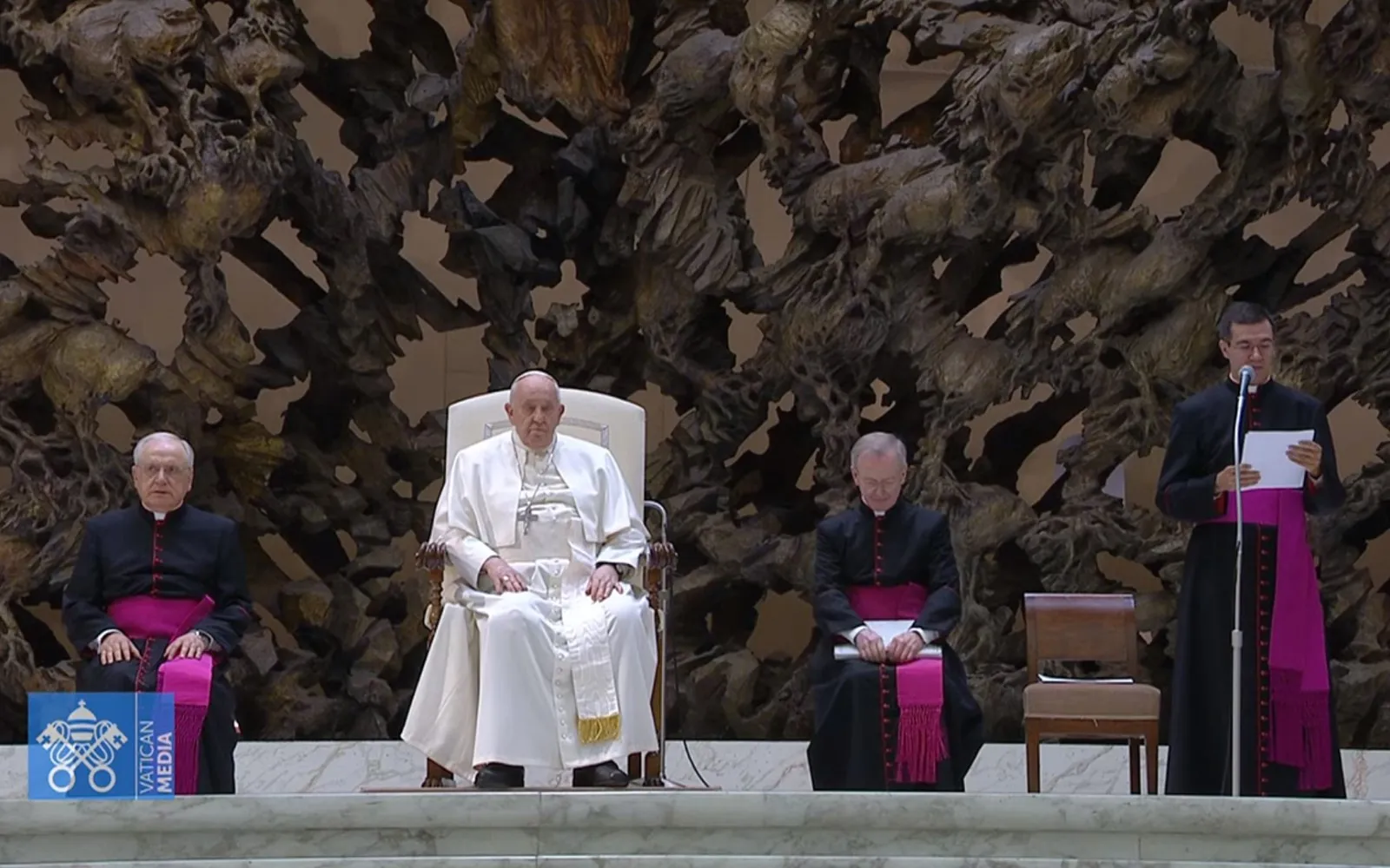 Pope Francis once again gives up the reading of his catechism due to his health