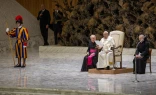 El Papa Francisco en la Audiencia General de este 18 de diciembre